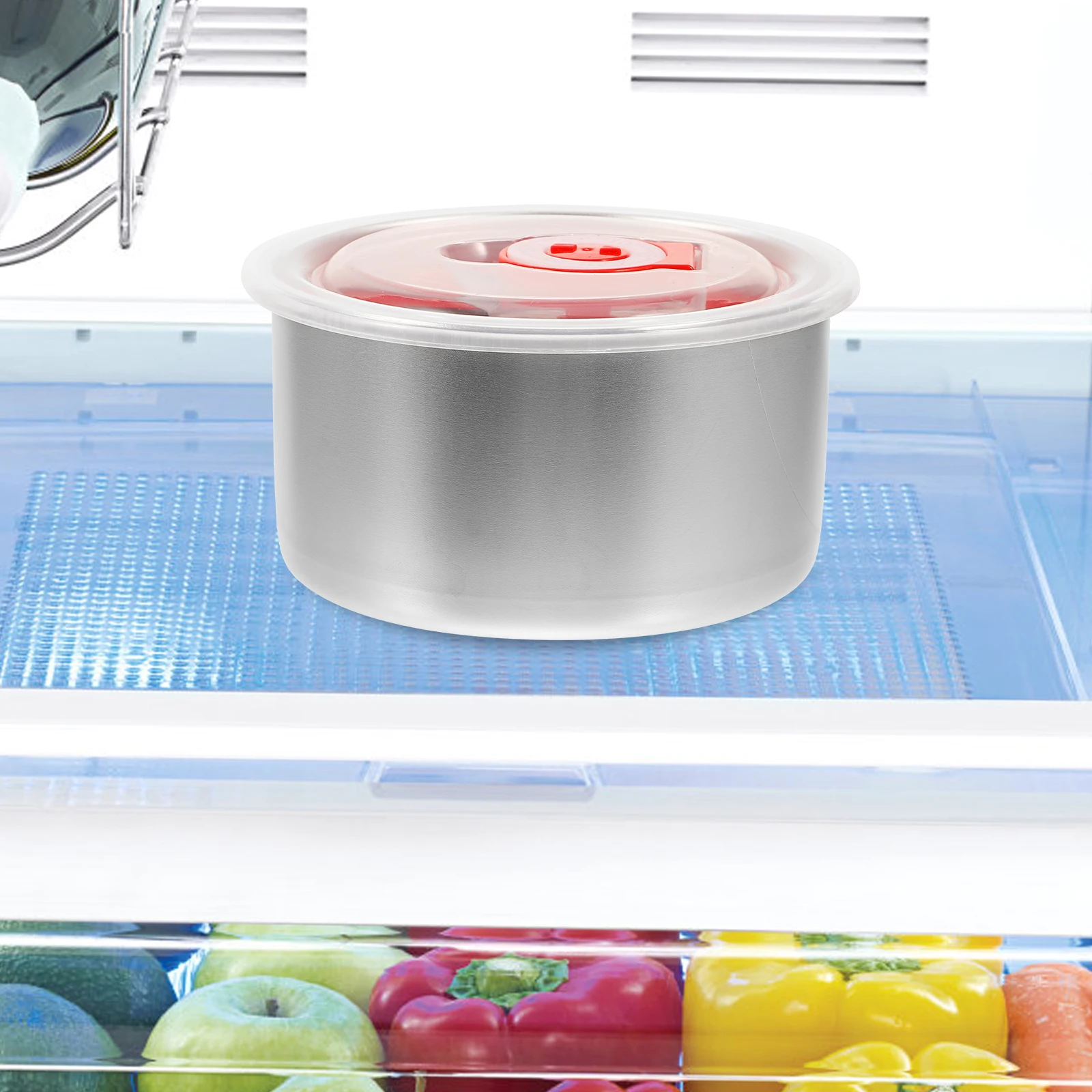 

4 Pcs Sample Storage Boxes Stainless Steel Food Containers Airtight Lids 201 Small Plastic Cover for Safety Detection Samples