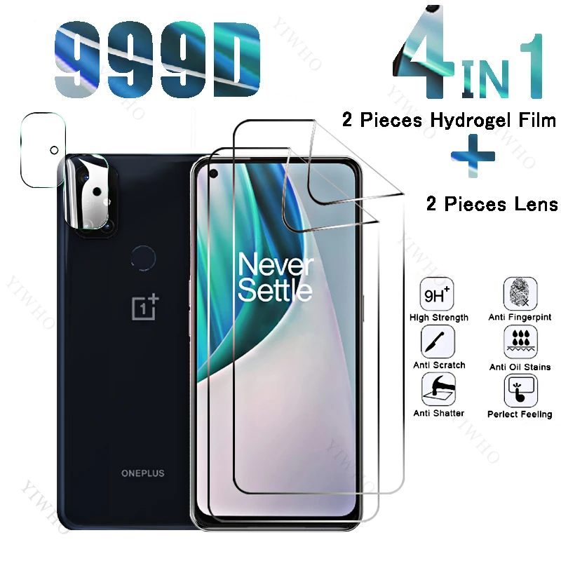 6in1 Full Cover Front Hydrogel Film for OnePlus Nord N10 5G Safety Screen Protector for OnePlus N 10 BE2029 6.49