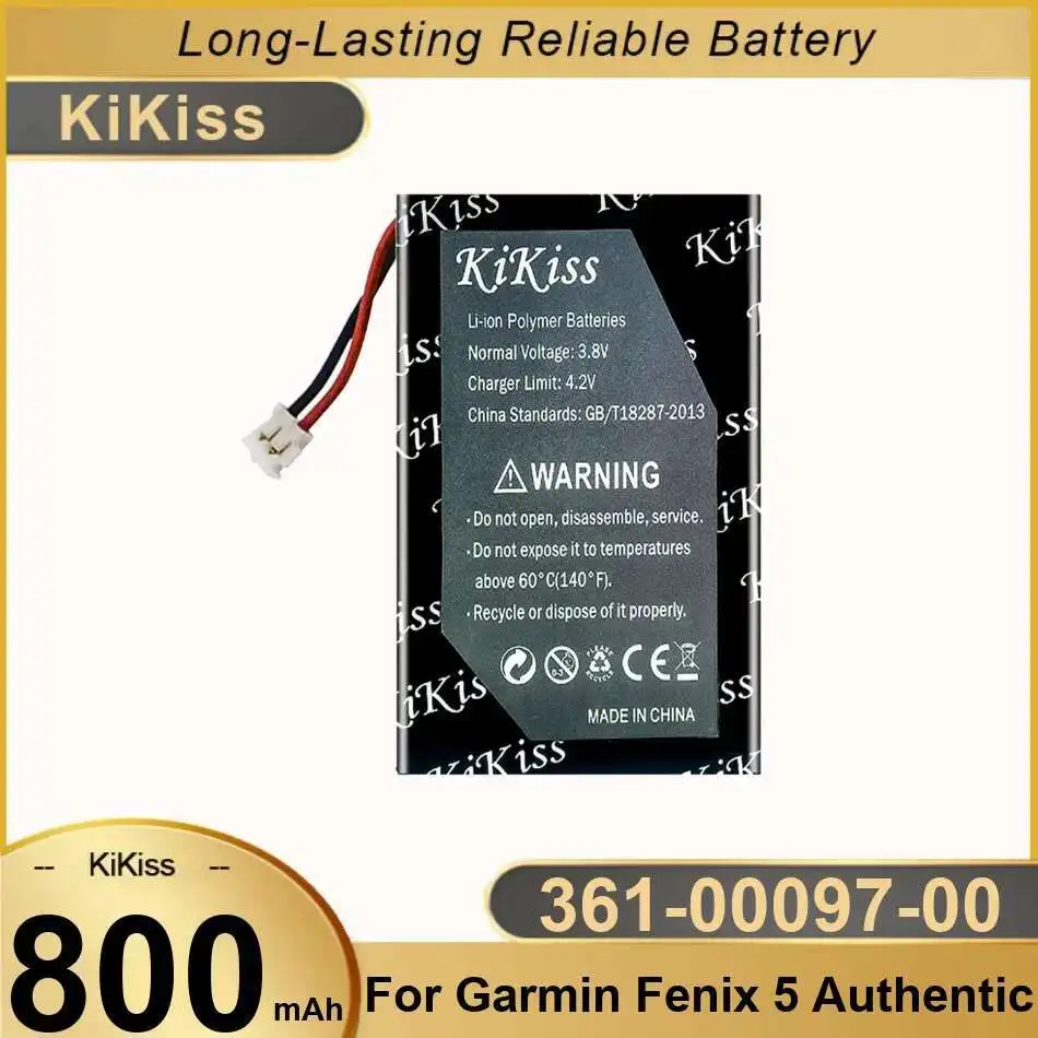 

800Mah High-Capacity 361-00097-00 For Garmin Fenix 5 Authentic Gps Battery