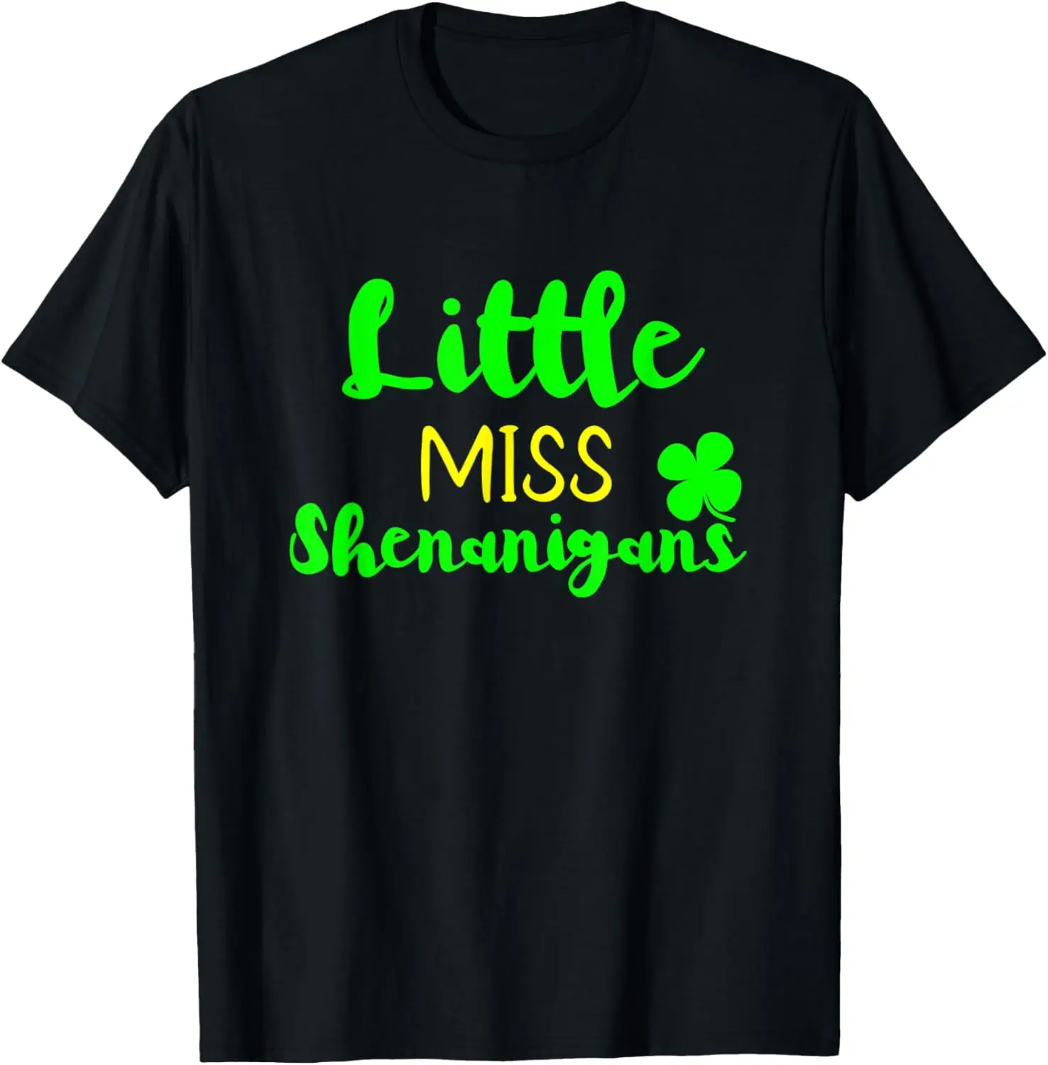 

Little Miss Shenanigans St Patrick's Day Girl Kid Cute T-Shirt