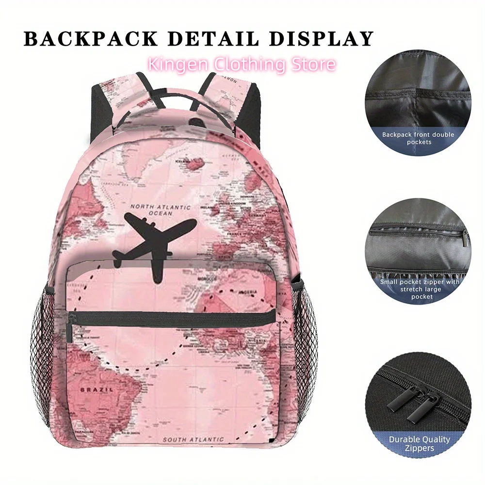 Leisure and Fashionable Large Capacity Backpack, Suitable for Commuting, 2D FLAT PRINTING, 2D Flat