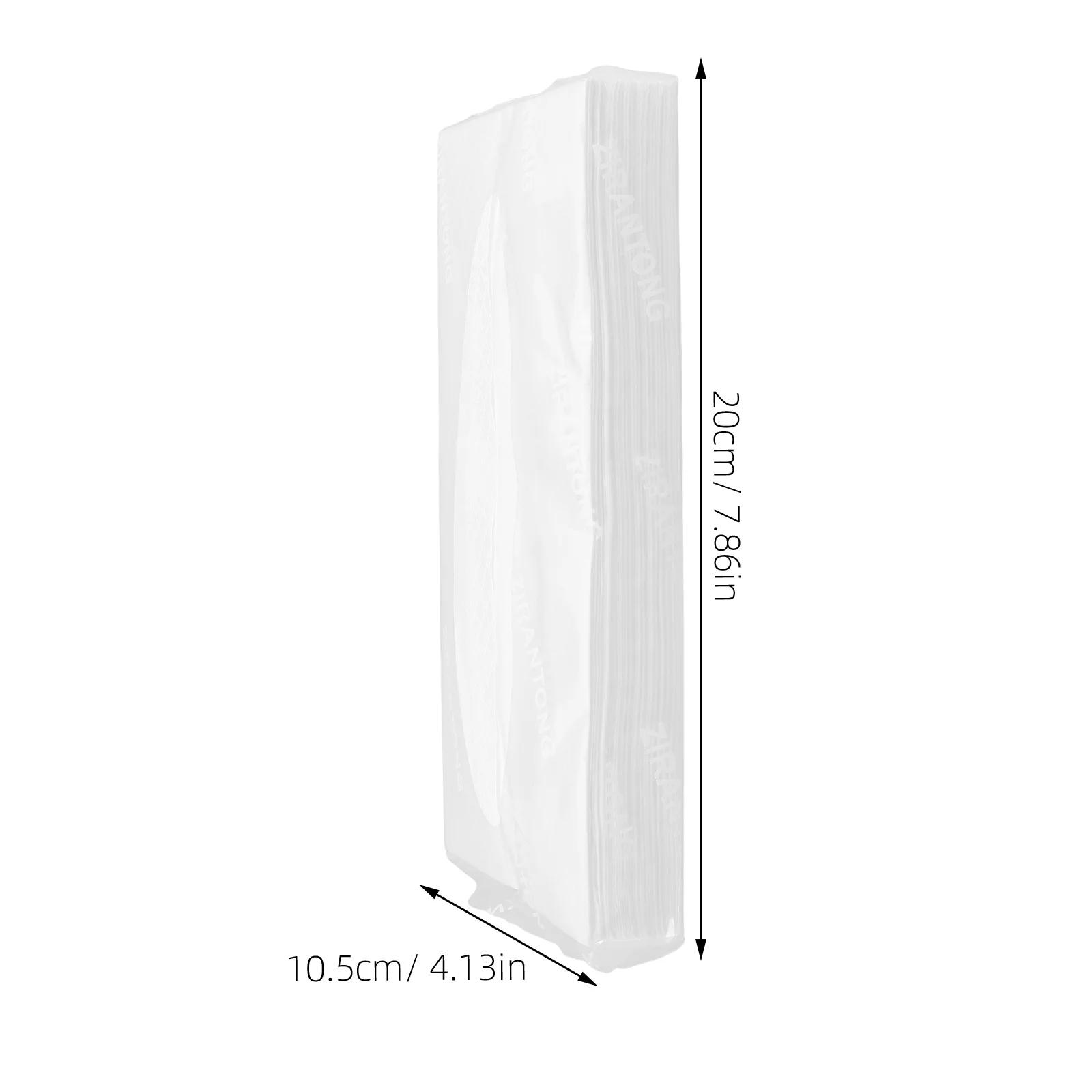 4 عبوات مناديل السيارة ثلاثية الطبقات مناديل الوجه الناعمة غير المعطرة حاجب السيارة مناديل ورقية للسفر عبوة محمولة متينة #5