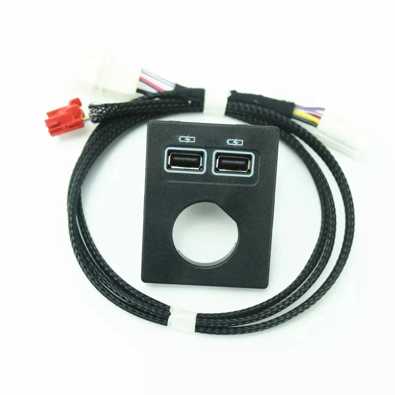 skoda kodiaq cigarette lighter OEM Front USB Charger Cigar Lighter USB Adapter with Wiring for Skoda  Superb III Kodiaq Karoq