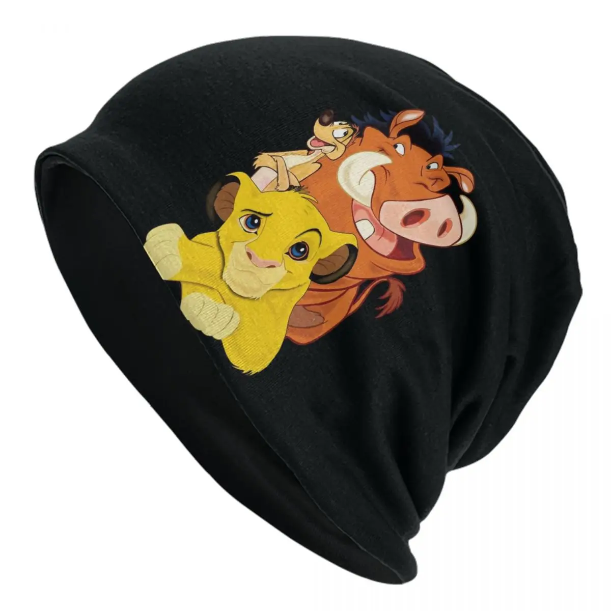 Custom The Lion King Bonnet Hats Street Knit Hat For Men Women Warm Winter Hakuna Matata Skullies Beanies Caps