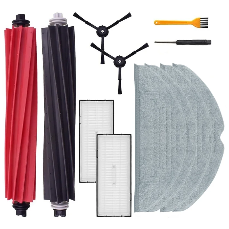 ABKR-For Xiaomi Roborock S8 / S8 + / S8 Pro Ultra الجانب الرئيسي فرشاة ممسحة القماش فلتر Hepa جهاز آلي لتنظيف الأتربة استبدال