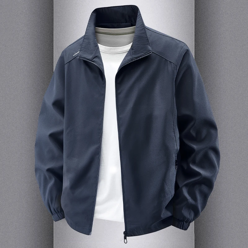 

Мужская свободная осенняя одежда Jaet, повседневная уличная ветрозащитная спецодежда, украшенная молнией Faion Urban Sle, длинное волокно из полиэстера