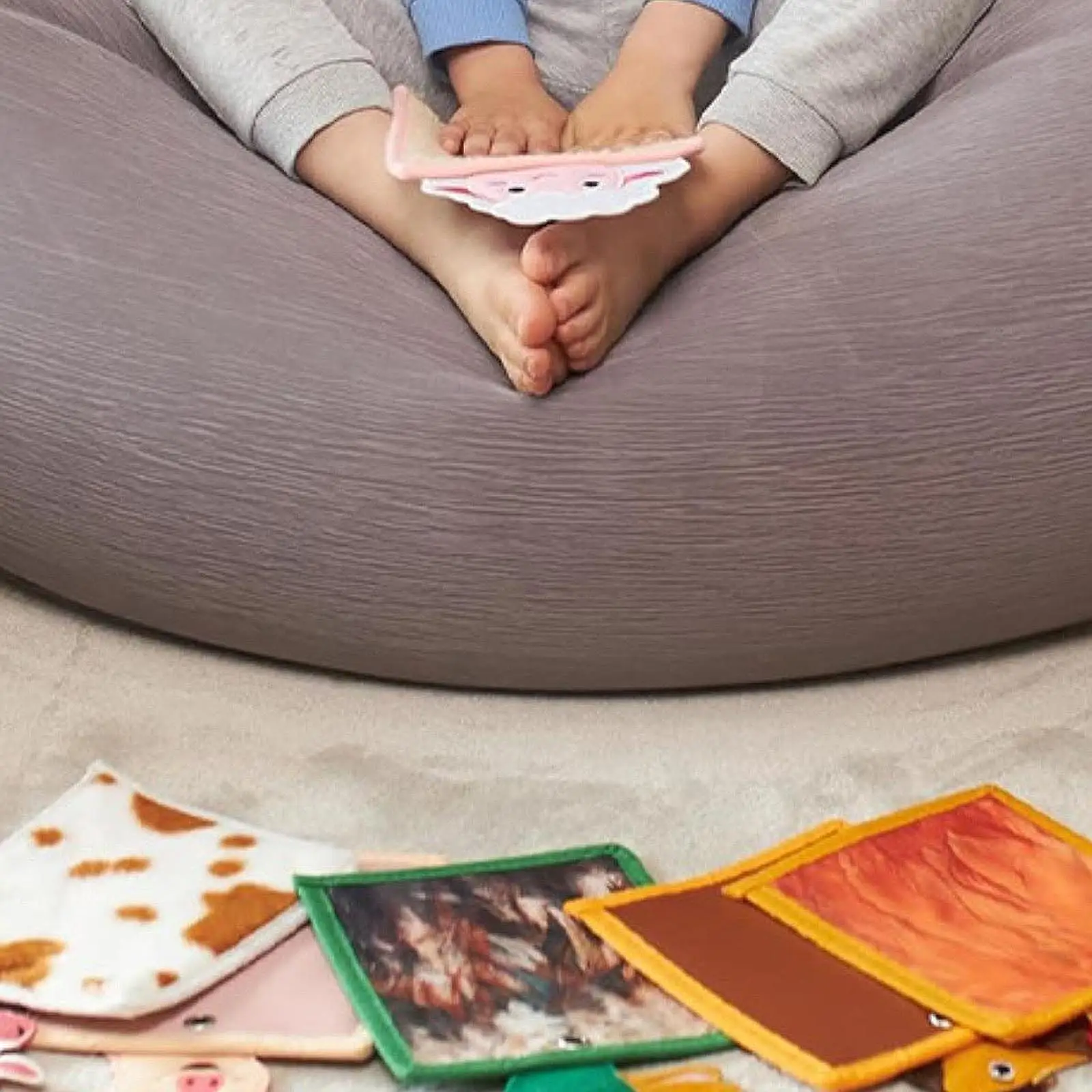 

6Pcs Sensory Mats Cartoon Early Education Toys for Children Baby Preschool