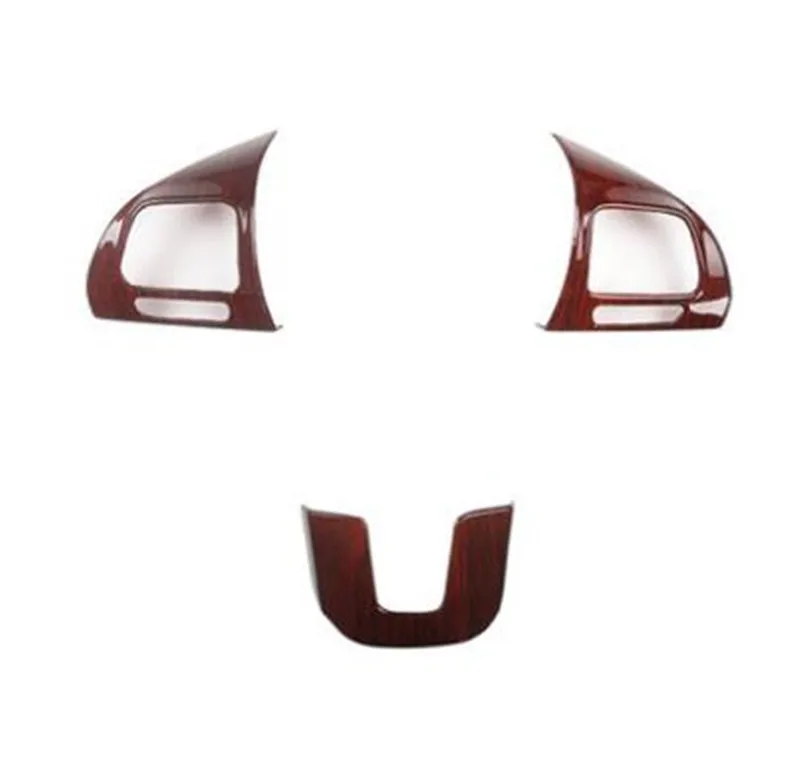 3pcs/lot Car stickers ABS carbon fiber grain steering wheel decoration cover for 2012-2015 VW Volkswagen Passat B7 CC 2