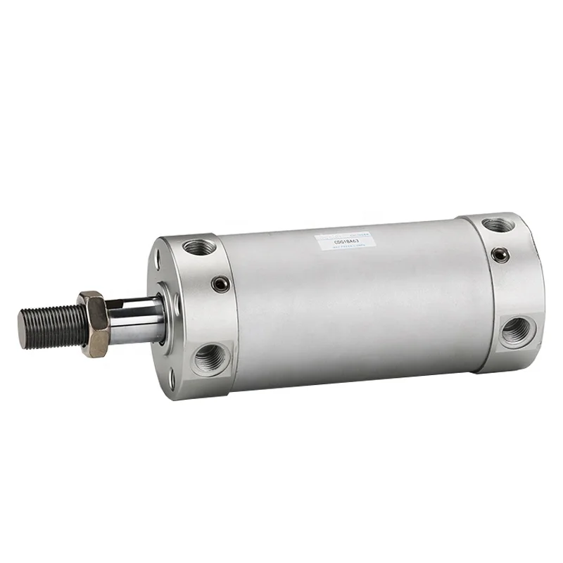 CG1BN/CDG1BN80-25/50/75/100/150/200 CG1BN Standard Type Double Acting Piston Round Pneumatic Cylinder Aluminum Alloy Cylinder