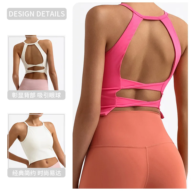 Women Sports Bra High Strength Top Women Tight Elastic Gym Sport Yoga Bras Crop Top Yoga Clothes Stretch Women Sports Underwear