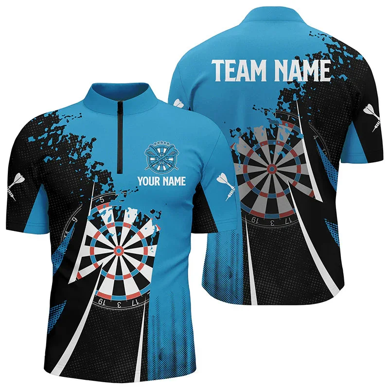 New Personalized 3D Printed Dart Pattern Polo Shirt/T-Shirt, Unisex, Casual Team Throwing Sports Series 3