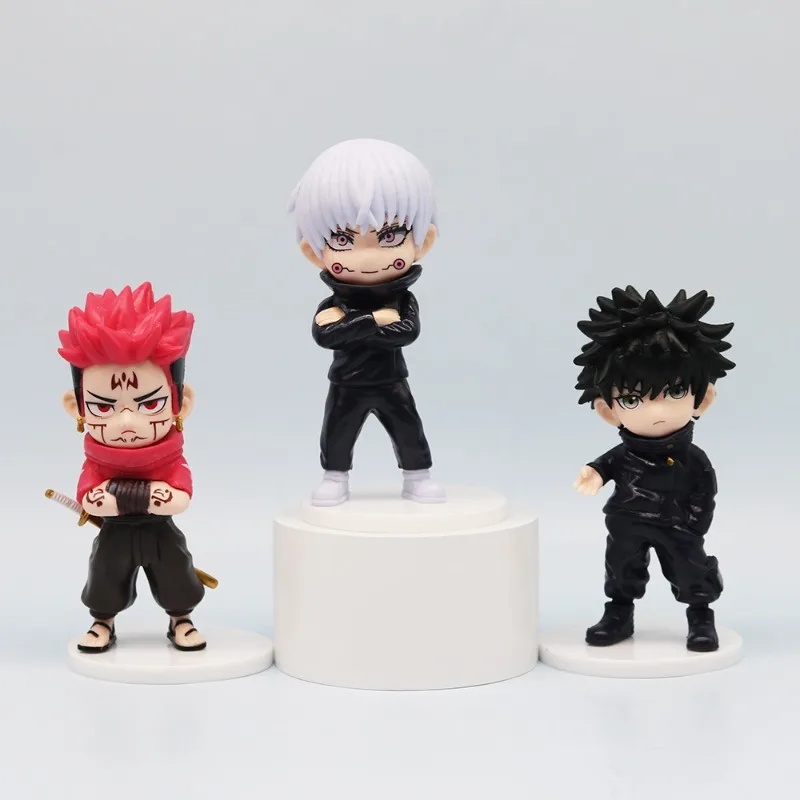 呪術廻戦 虎杖悠仁伏黒恵 Q バージョンフィギュアクリエイティブ高価値漫画像デスクトップ装飾男の子のためのギフト