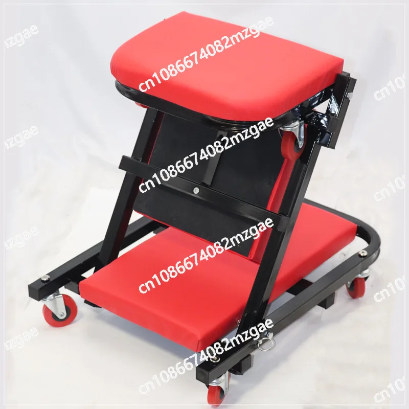 

Thickened multi-functional folding dual-purpose repair stool, repair lying board, maintenance work stool