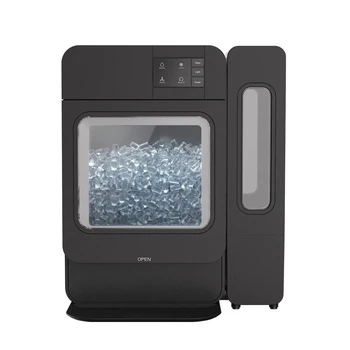 Nugget Ice Maker Countertop Pebble Ice Machine 15kg/24H Self-Cleaning Chewable Ice with…