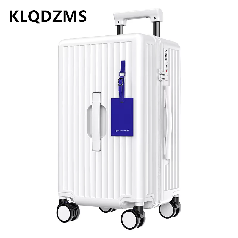 KLQDZMS Suitcase on Wheels Large Capacity Trolley Case 20 Inches Boarding Box 24