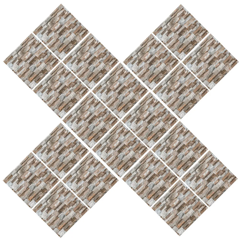 

20 листов классических цветочных наклеек для плитки, легко наносятся и снимаются, самоклеящиеся наклейки на стену для коридора, кухни, ванной комнаты, гостиной