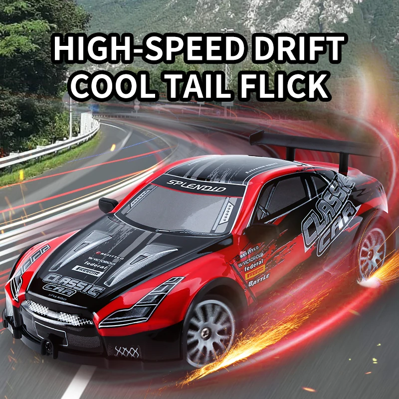 2.4GH Rc Cars 4WD Drift Car Toy Remote Control Vehicle Graffiti Car Multi car play Kids Toys for Boys Birthday Gift ﻿