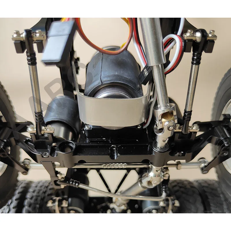 

Turn Lift The Axle Airbag Suspension for 1/14 Tamiya RC Dump Truck SCANIA 770S R620 VOLVO ACTROS MAN TGX Car Accessories