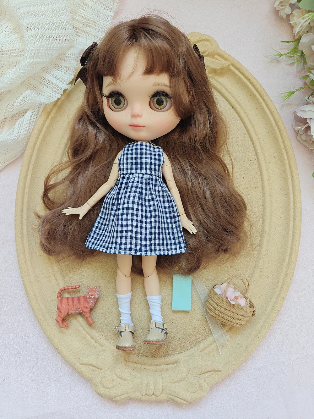 

ICY DBS одежда для кукол blythe, платье для куклы blythe, черное платье OB22 OB24 AZONE, аксессуары для кукол Blythe, игрушки для девочек