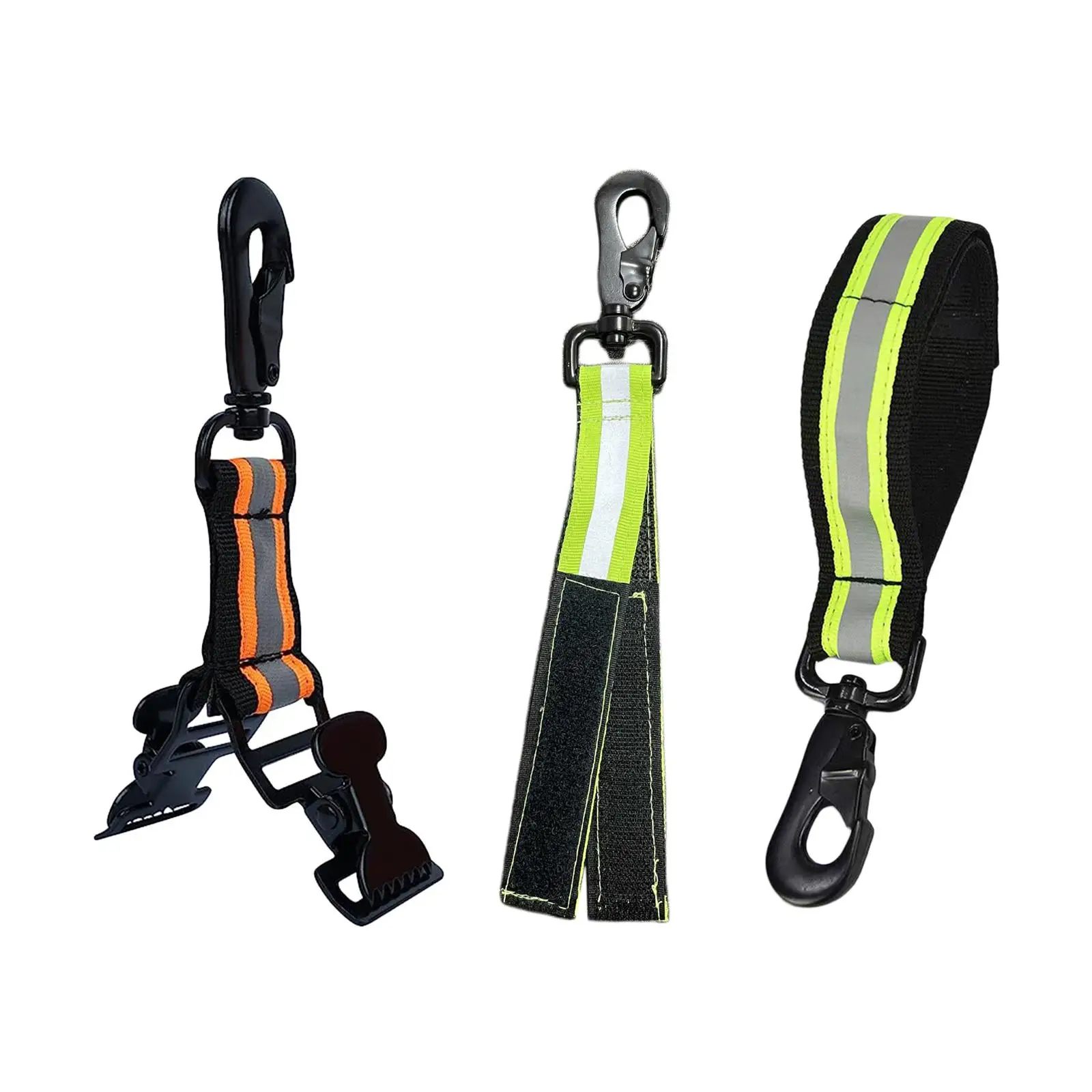 Firefighting Glove Strap Reflective Nylon Leash Reflective Construction Gloves Holder for Cold Weather Gloves