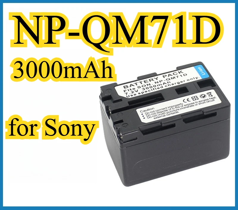 3000Mah NP-QM71D Ba… - image