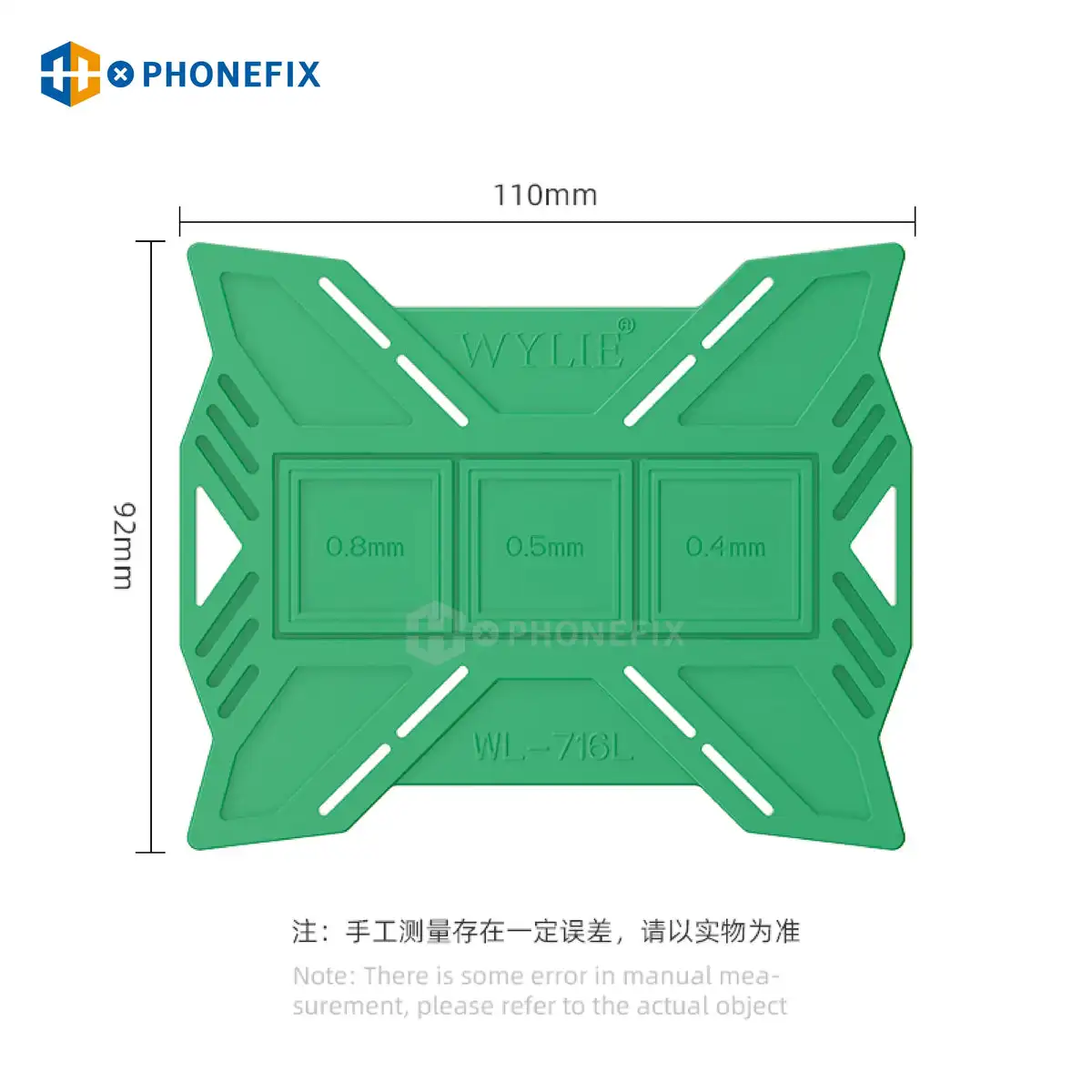 

BGA Welding Magnetic Tin Pad Universal Tin-Implant BGA Reballing Platform for Phone IC Chip Rework Adsorption Silicone Mat Tools