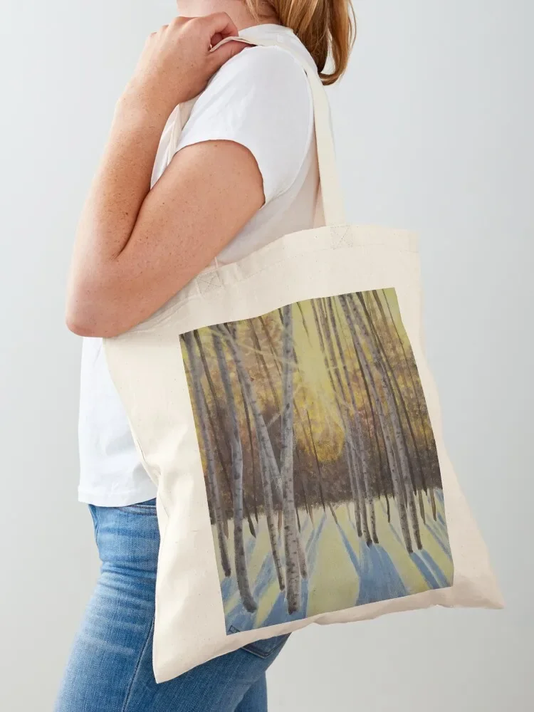 

Winter Sunrise Tote Bag Canvas bag shopping bag logo large size bags free delivery bags