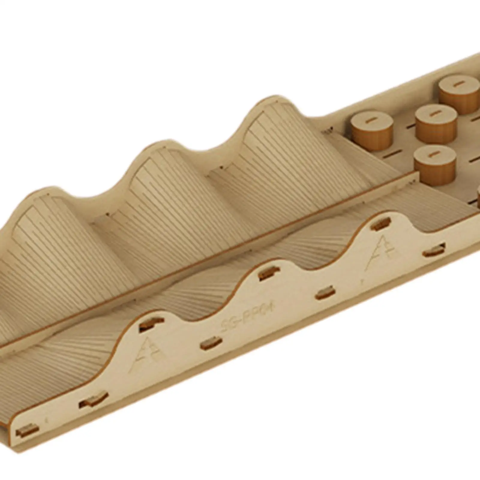 RC Ponte Ostacolo Simulazione realistica in legno Arrampicata Desktop Arrampicata Veicolo Prop per 1/18, 1/24 RC Crawler Modello Veicoli