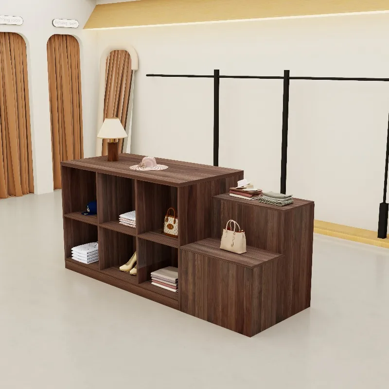 Clothing store, Nakajima table, women's clothing store, simple modern display cabinet with running water table in the middle