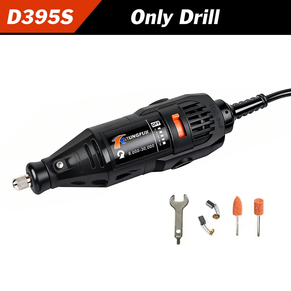 Mini elektrische boorgraveermachine, Dremel roterend gereedschap, graveurslijpmachine compatibel met elektrisch gereedschap, accessoires, 220V