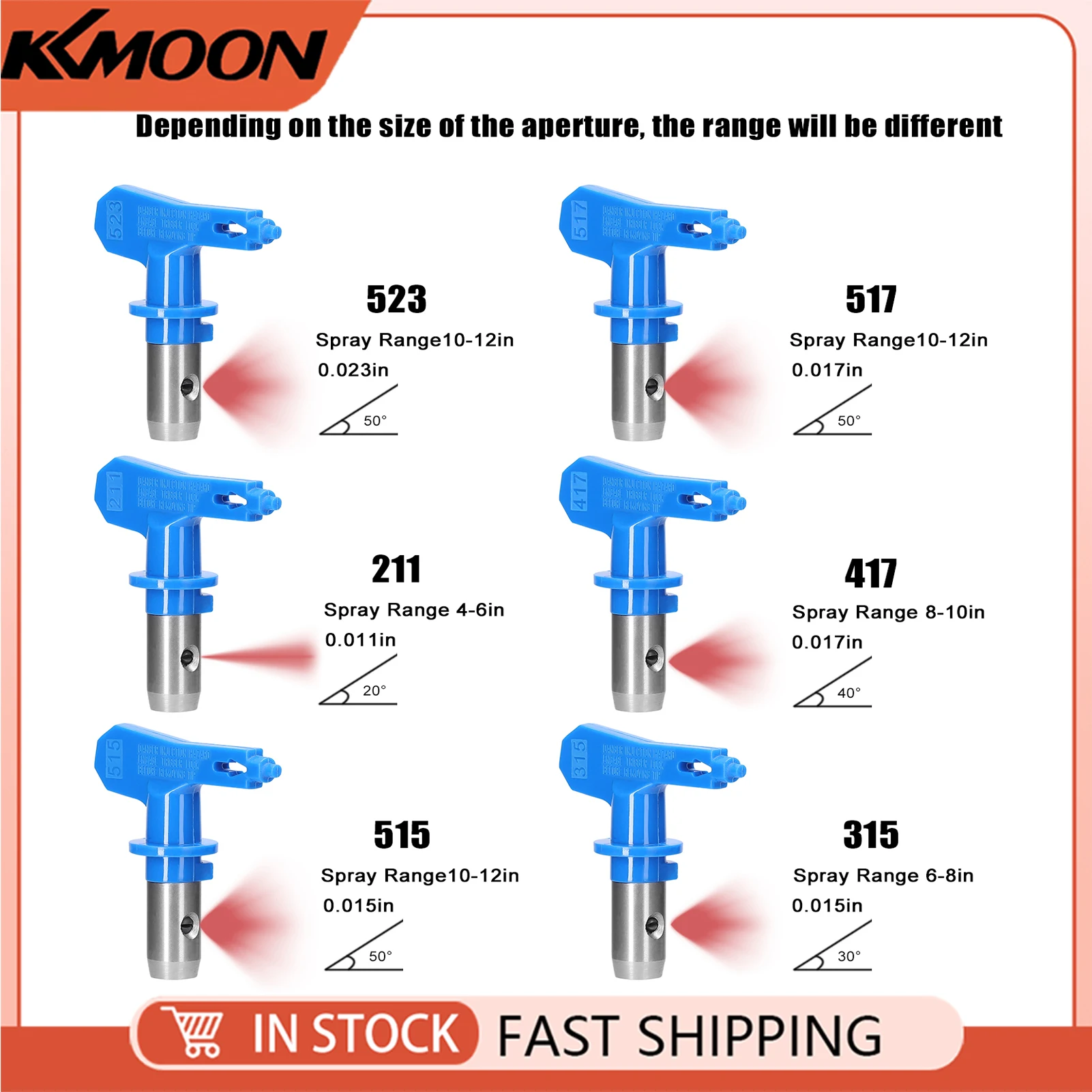 

Airless Paint Nozzles Sets Reversible Spraying Machine Tips Airless Sprayer Nozzle Kits Airless Sprayer Spraying Machine Tools