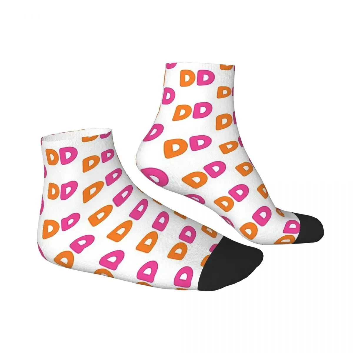 I Love Dunkin Donuts Socks Harajuku High Quality Stockings All Season Socks Accessories for Unisex Christmas Gifts