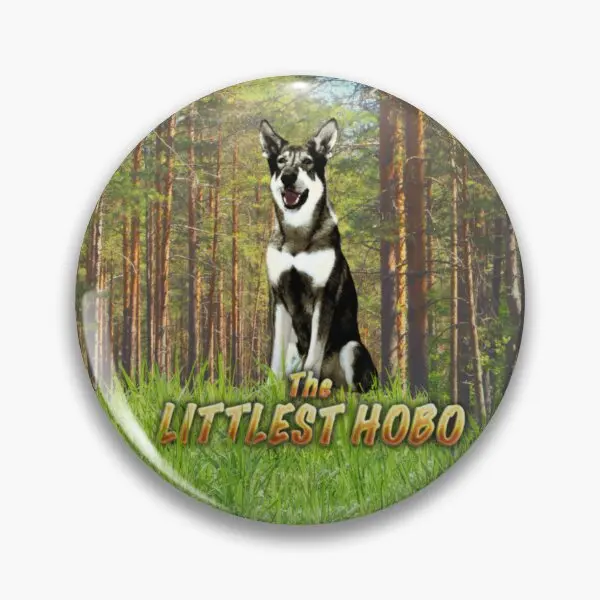 The Littlest Hobo Forest Original By Cru  Soft Button Pin Lapel Pin Cartoon Women Funny Jewelry Fashion Metal Decor Collar Hat