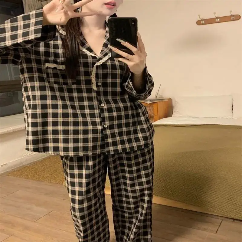 

New Hotpjs Set Women's Pajama Set Women's Warm Winter Pajamas Fashionable Home Clothes, Pajamas Cute and Soft Pajama Set Leisure