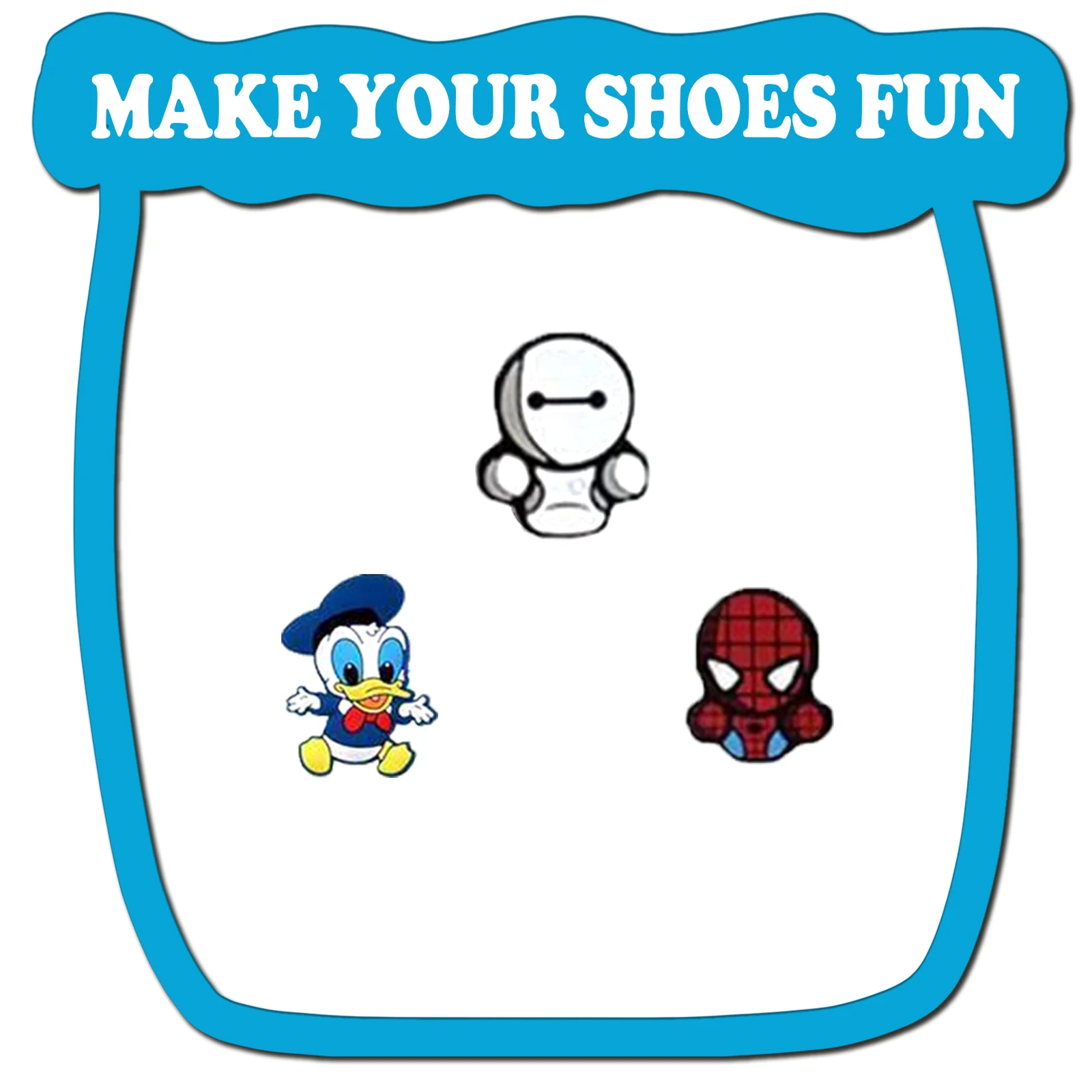 Random 10/20/30/50Pcs Miniso Series Shoe Charms For Sandals, Premium Quality PVC Shoe DIY Decorations Accessories Christmas Gift image 4