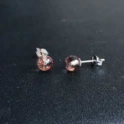 Elegant Zultanite Earrings Sterling 925 Silver Gemstone Bead 6mm Checkboard Cut for Women Wedding Party Classic Jewelry Gift