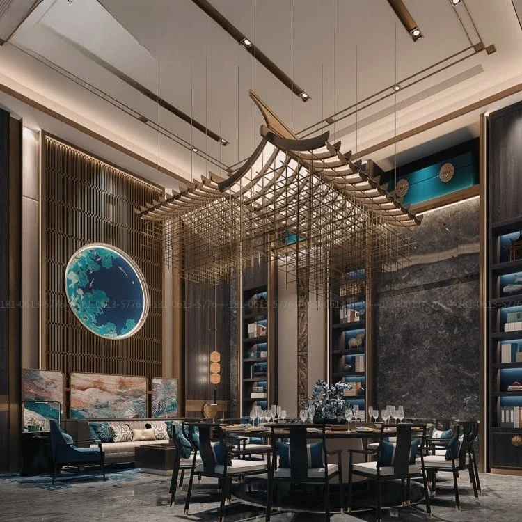 طاولة مستديرة كبيرة كهربائية من بلاطة الصخور، مجموعة أريكة طاولة مستديرة لمطعم نادي الفندق