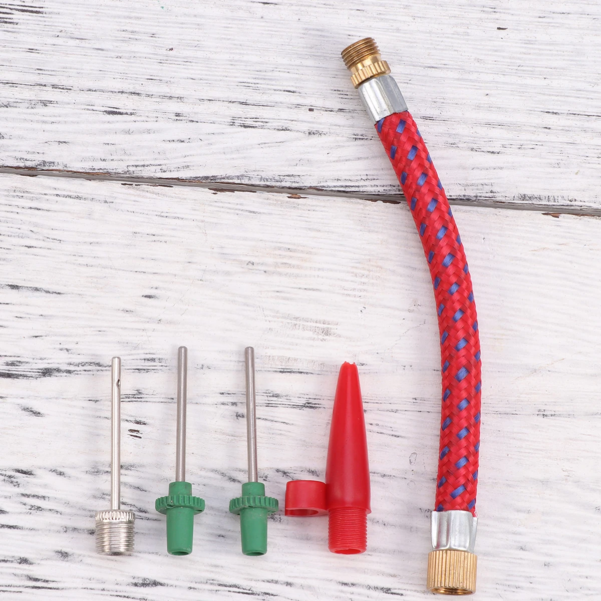 5 個の空気注入針セットスポーツボールバイクタイヤポンプ用多用途アダプターコネクタサッカーバスケットボールサッカー用