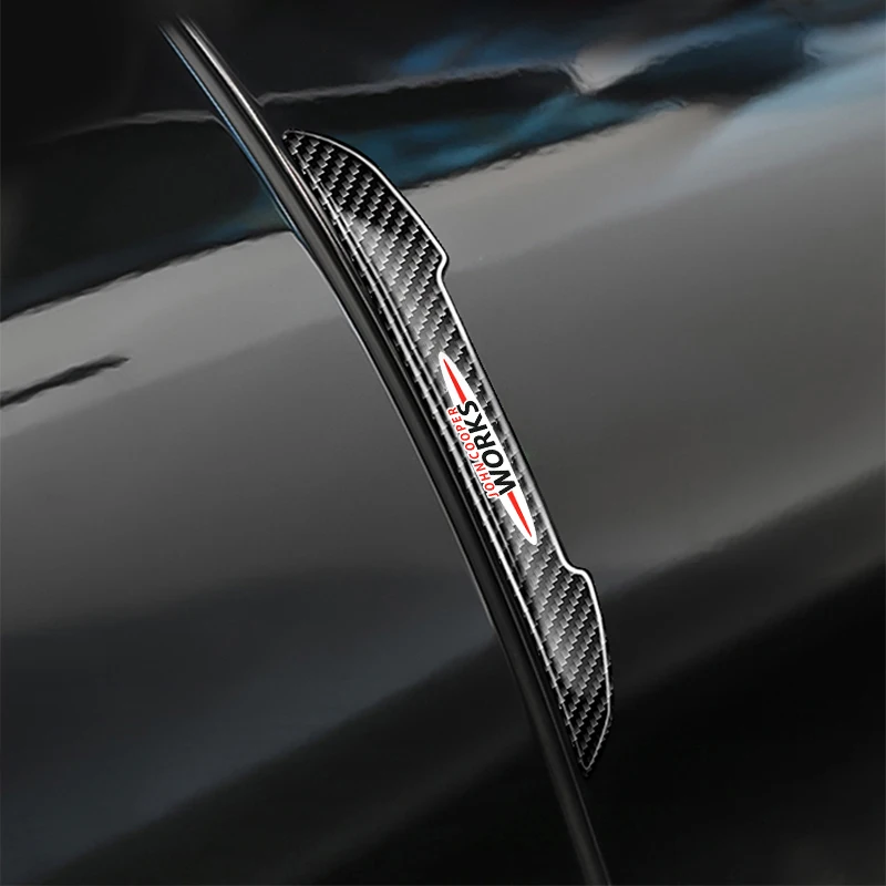 4Pcs Car Door Sticker Protector Strip Edge Guards for MINI CooperS John Cooper Works R50 R52 R53 R55 R56 R60-F60 Car Accessories