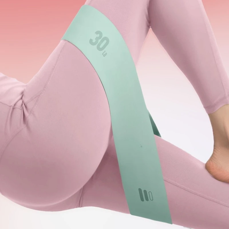 Silicone Elastic Band Yoga Rally Ring Indoor Home Fitness Women's Exercise Deep Squat Beautiful Buttocks Dance Resistance Bands