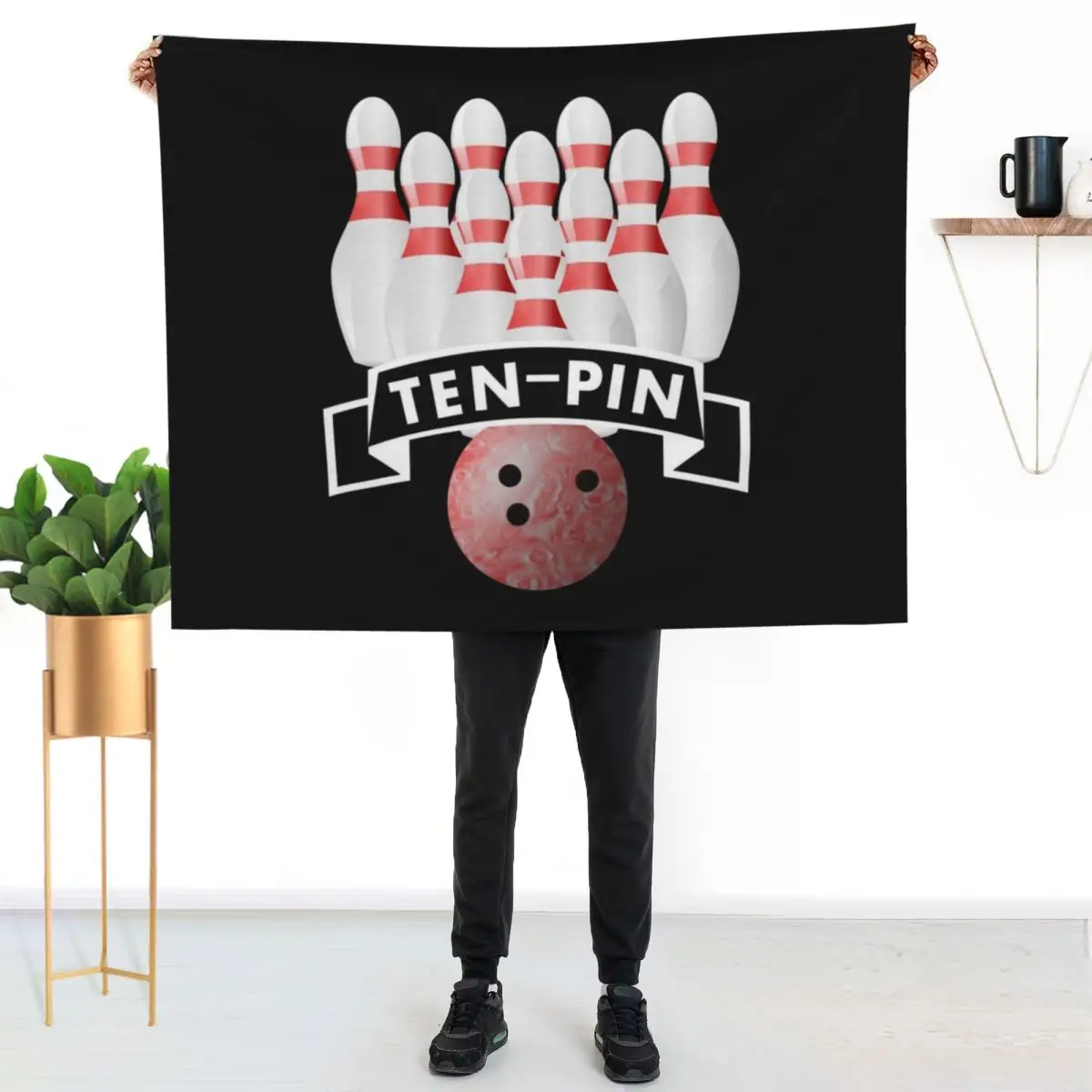 Ten Pin Bowling Throw Blanket Warm Blankets Sofas Of Decoration Beautifuls Blankets