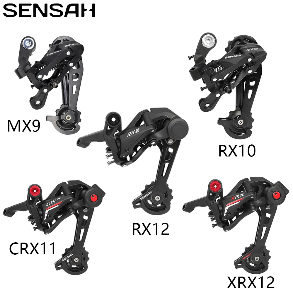 SENSAH 9 10 11 12 Speed MX9 RX10 CRX XRX RX12 Bicycle Rear Derailleurs For MTB Bike Rear Derailleur Bicycle Parts