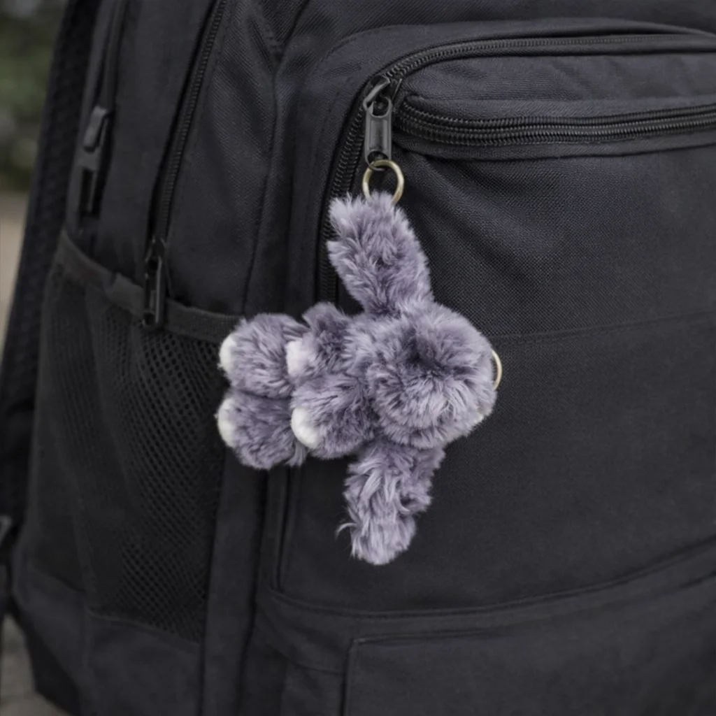 

Pendant Car Charm Jewelry Ornament Car Pendant Bunny Keyring Rabbit Fur Keychain Fluffy Bunny Keychain