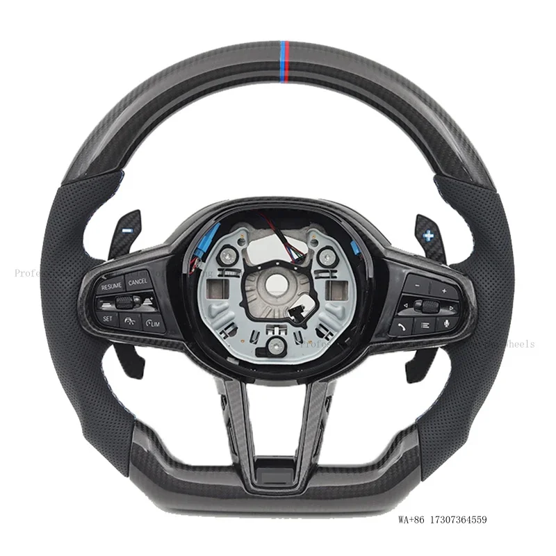 Sport Carbon Fiber Steering Wheel for BMW G02 G05 G06 G20 G21 G22 G26 G29 G80 G87 F40 F44 M40i M340i 330i M135i 330e X3 X4 X5 X6