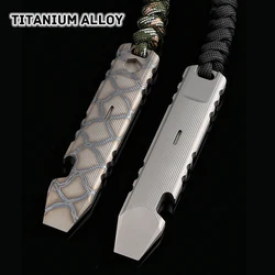 New 94mm Multifunctional Tool Titanium Alloy Crowbar Outdoor Camping Bottle Opener EDC Pocket Pry Bar Survival Tools