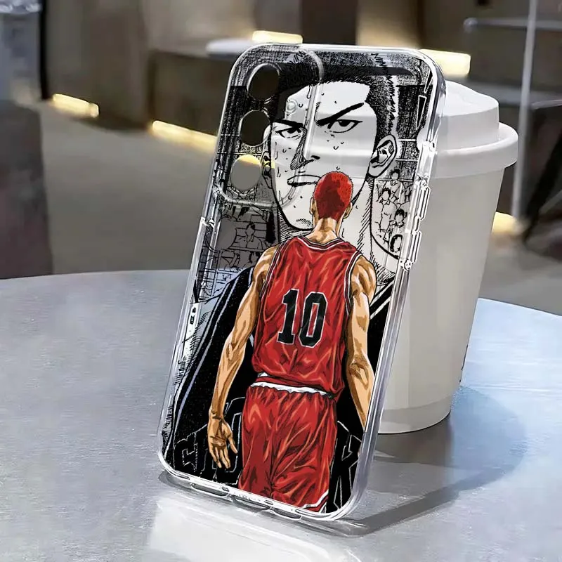 

Anime Dark Slam Dunk For Samsung A71 A51 A55 A52 A35 A25 A37 A17 A07 A54 A15 A14 A05 A13 A73 5G Transparent Phone Case