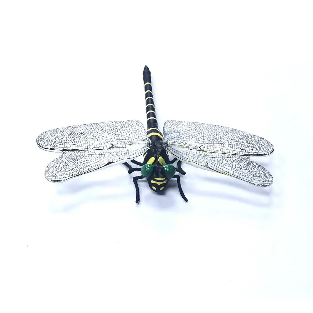 Black Simulation Dragonfly Wing Length 12CM Practical Jokes Hobbies Hanging Ornaments for Outdoor