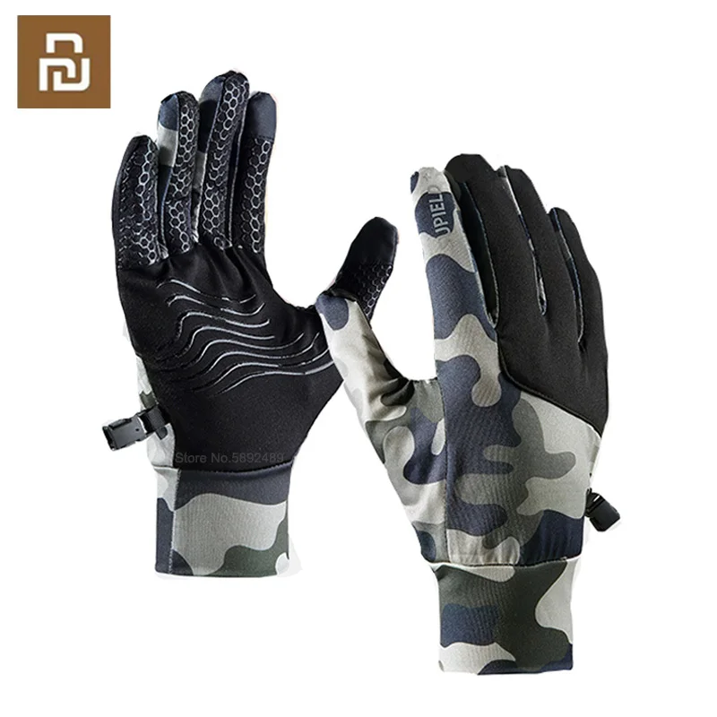 Xiaomi Supield Aerogel Cold Warm Gloves Touchscreen Men Outdoor Cycling Motorcycle Ski Gloves Camouflage For Windproof Anti Slip