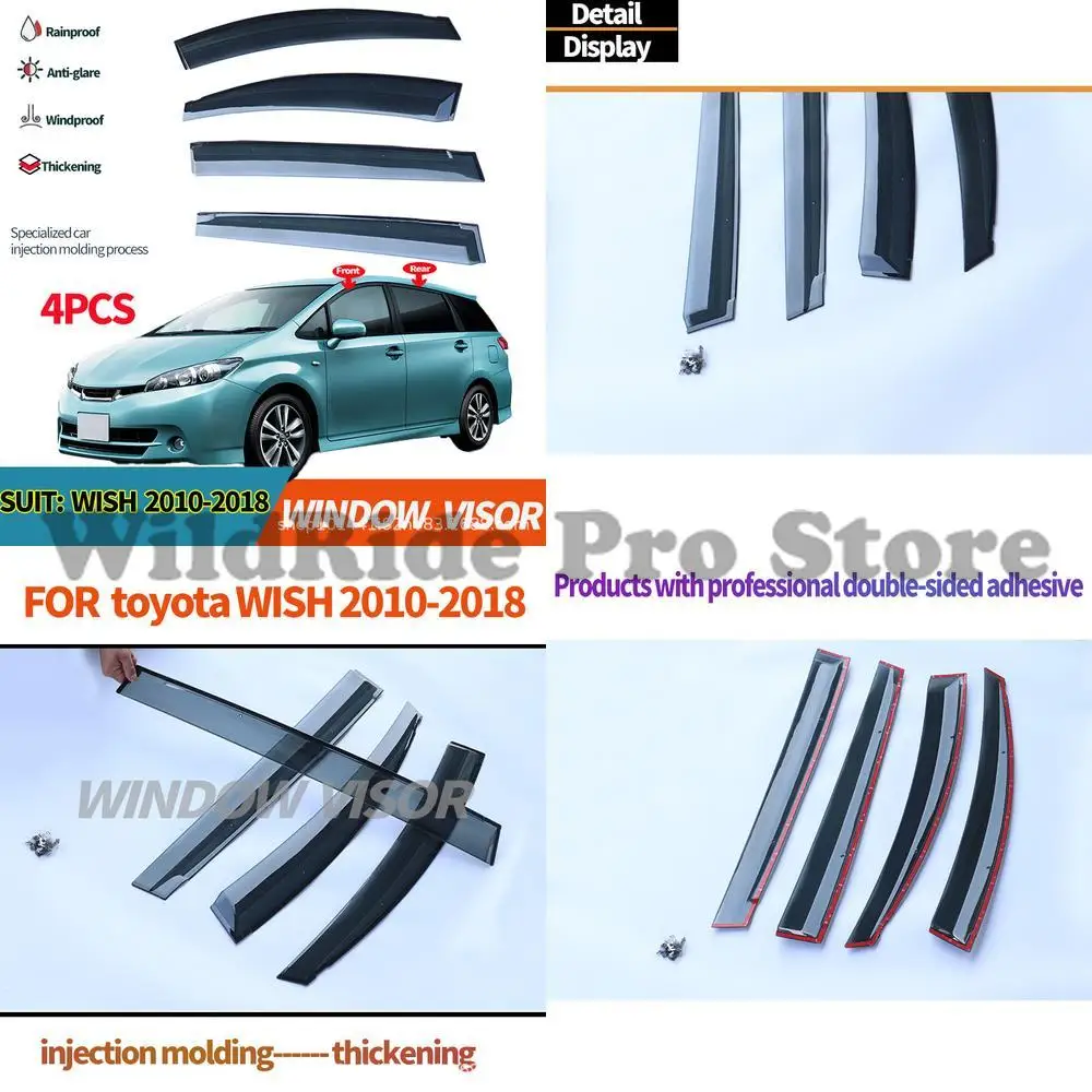 

1 комплект для Toyota WISH 2009-2017 оконные козырьки от дождя