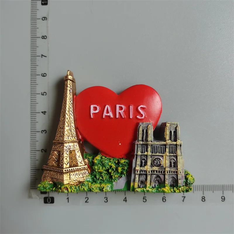 Paris Frankreich Tourist Souvenir Kühlschrankmagnete Eiffelturm Französische magnetische Aufkleber Annecy Dekoration auf dem Kühlschrank Reisegeschenke – Detail 28
